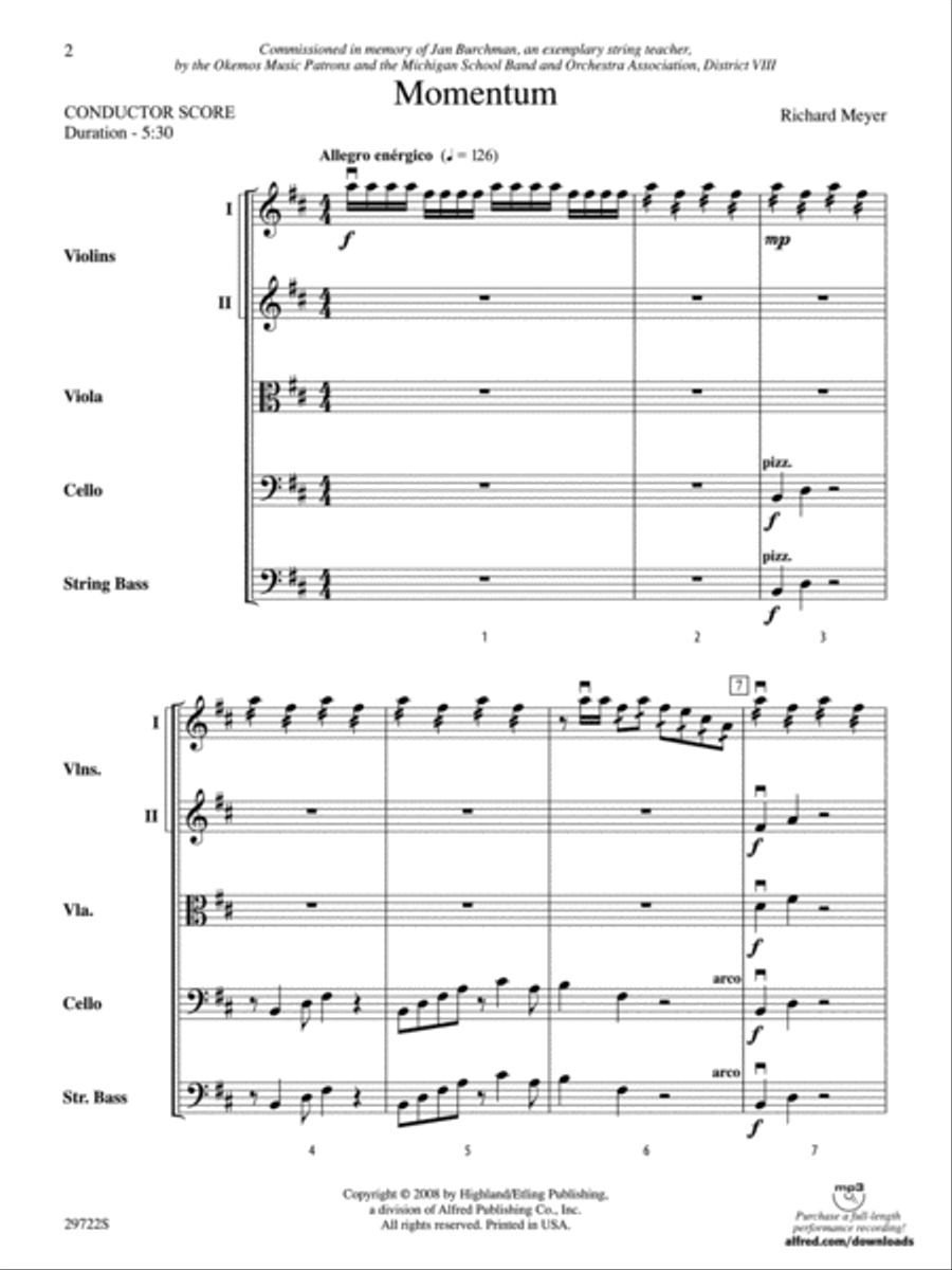 Momentum String Orchestra scores gallery preview page 2