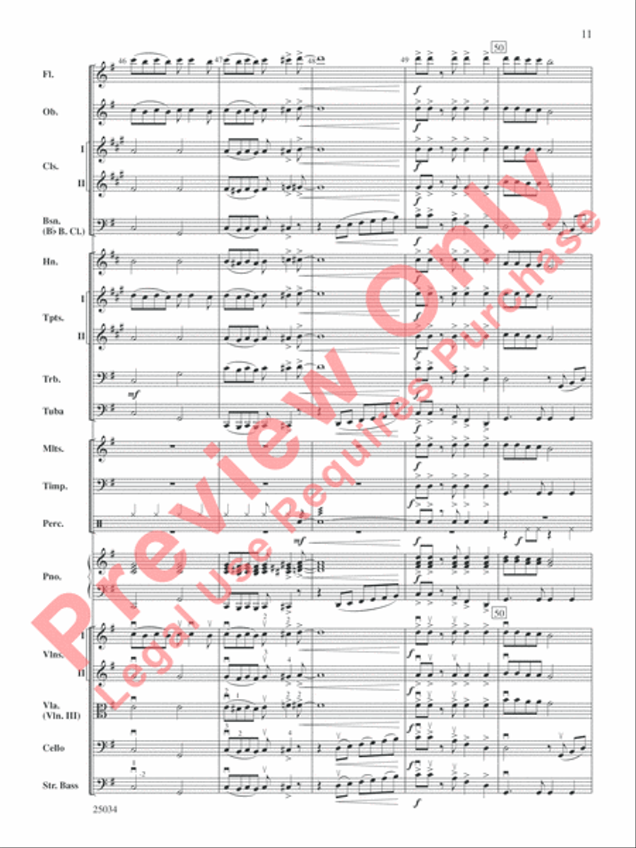 A Rockin' Halloween Full Orchestra scores gallery preview page 12
