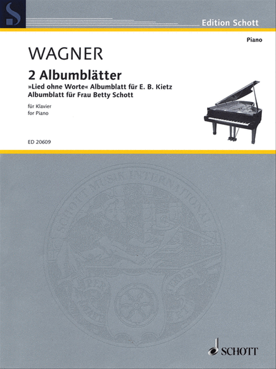 2 Album Leaves Piano Solo scores gallery preview page 1