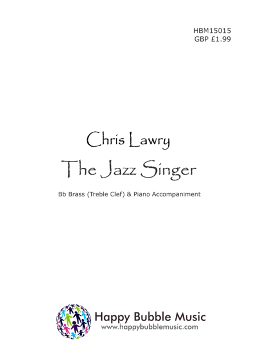 The Jazz Singer - for Bb Brass [Treble Clef] & Piano (from Scenes from a Parisian Cafe) Large Ensemble scores gallery preview page 1