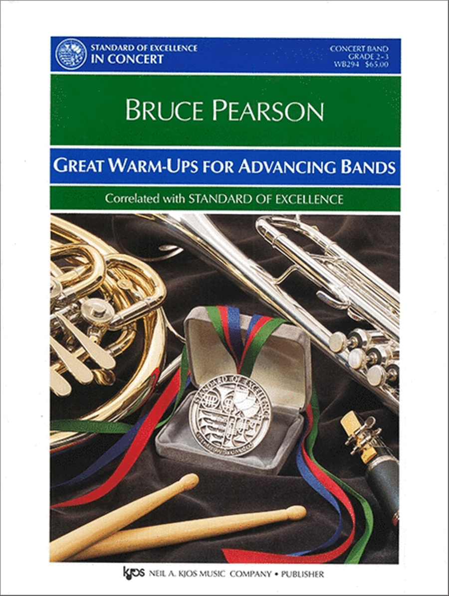 Great Warm-Ups For Advancing Bands Concert Band scores gallery preview page 1