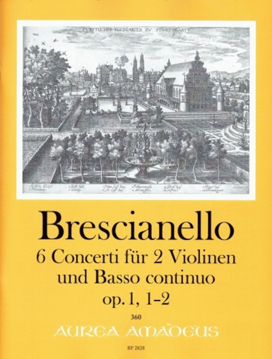 6 concerti for 2 violins and bc op. 1/1-2 Violin scores gallery preview page 1