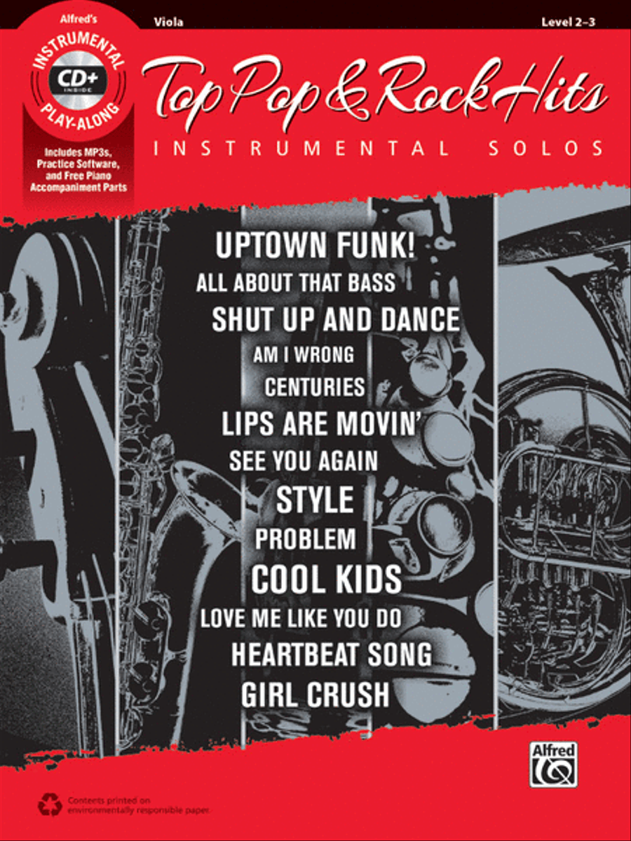 Top Pop & Rock Hits Instrumental Solos for Strings String Orchestra scores gallery preview page 1