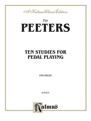 Book cover for Ten Studies for Pedal Playing