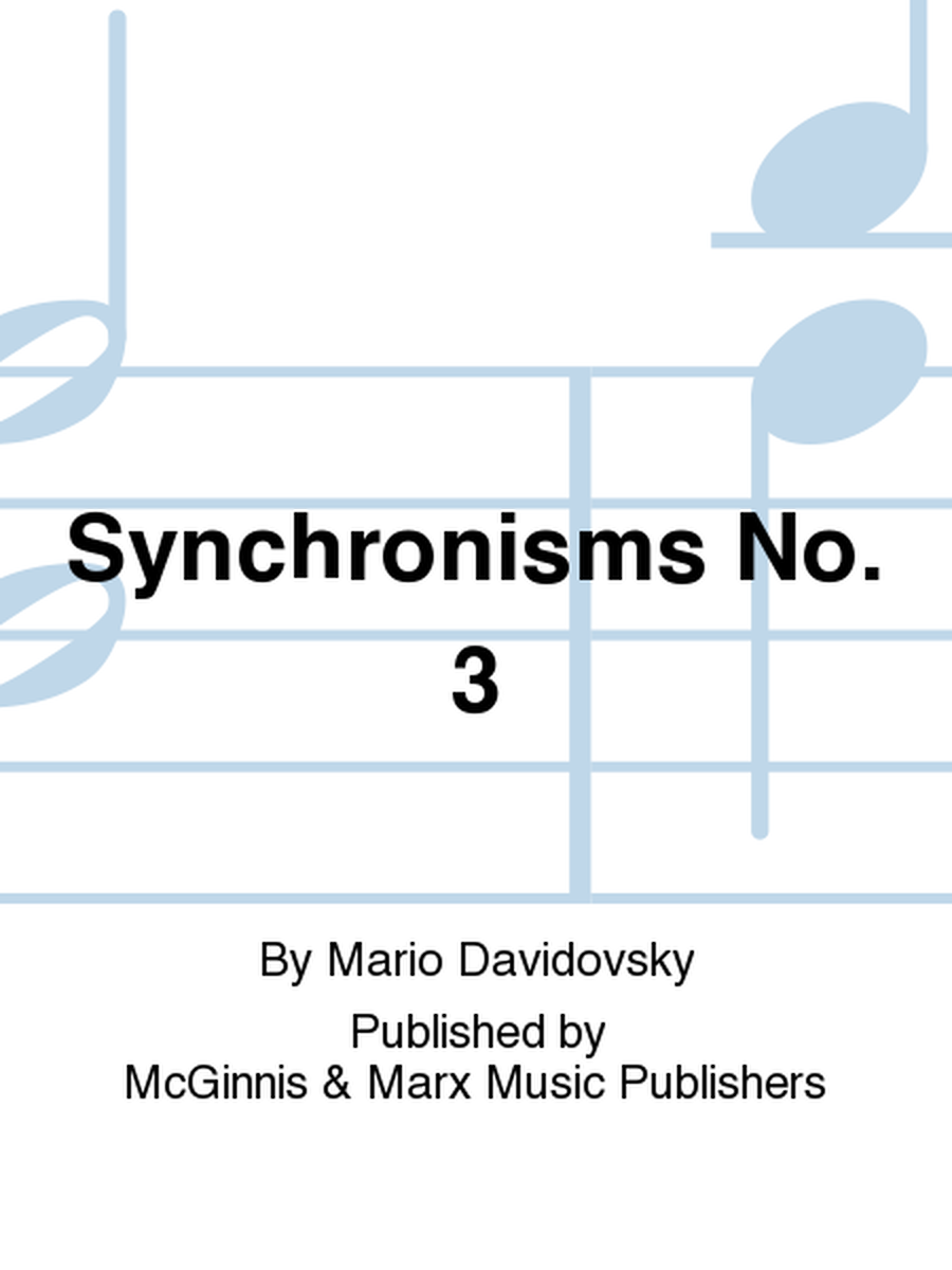 Synchronisms No. 3