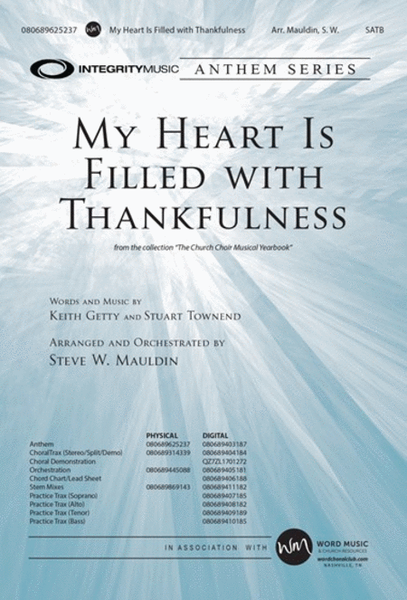 My Heart Is Filled with Thankfulness - CD ChoralTrax