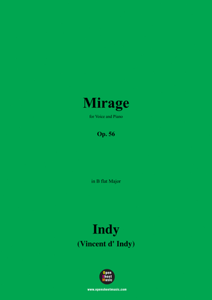 V. d' Indy-Mirage,Op.56,in B flat Major