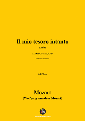 W. A. Mozart-Il mio tesoro intanto(Aria),in B Major