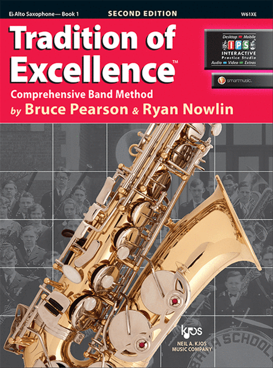 Tradition of Excellence Book 1 - Eb Alto Saxophone Concert Band Methods scores gallery preview page 1