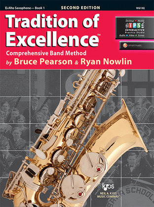 Book cover for Tradition of Excellence Book 1 - Eb Alto Saxophone
