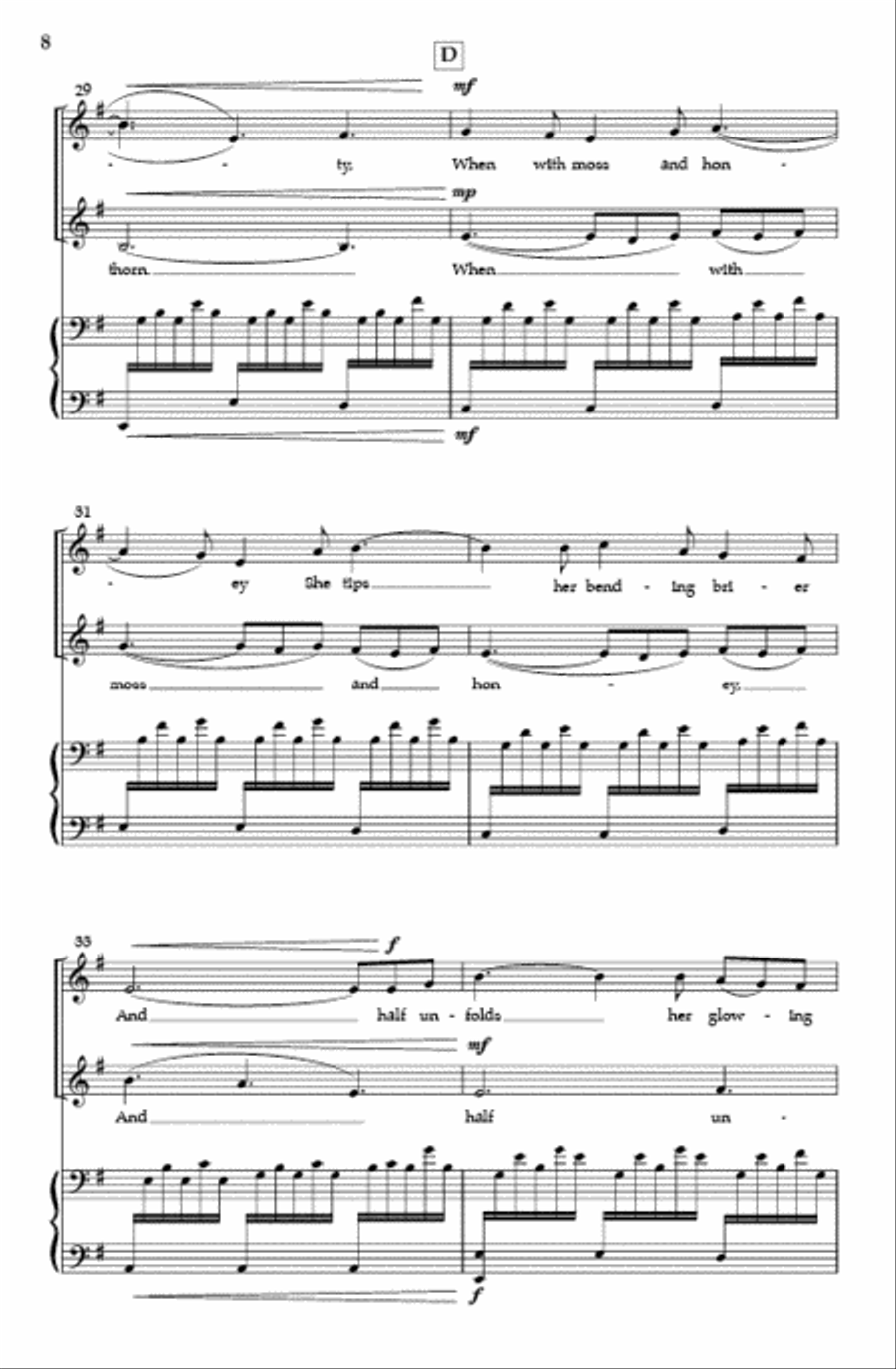 The Rose (SA) - Vocal Score SA scores gallery preview page 7