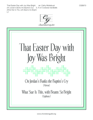 Book cover for That Easter Day with Joy Was Bright (3, 4 or 5 octaves)