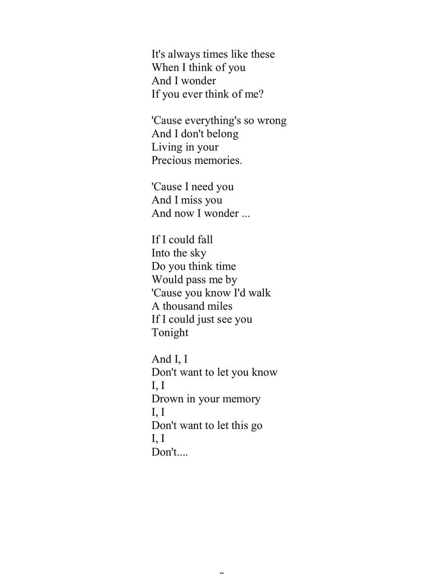 A Thousand Miles A Thousand Miles Voice scores gallery preview page 2