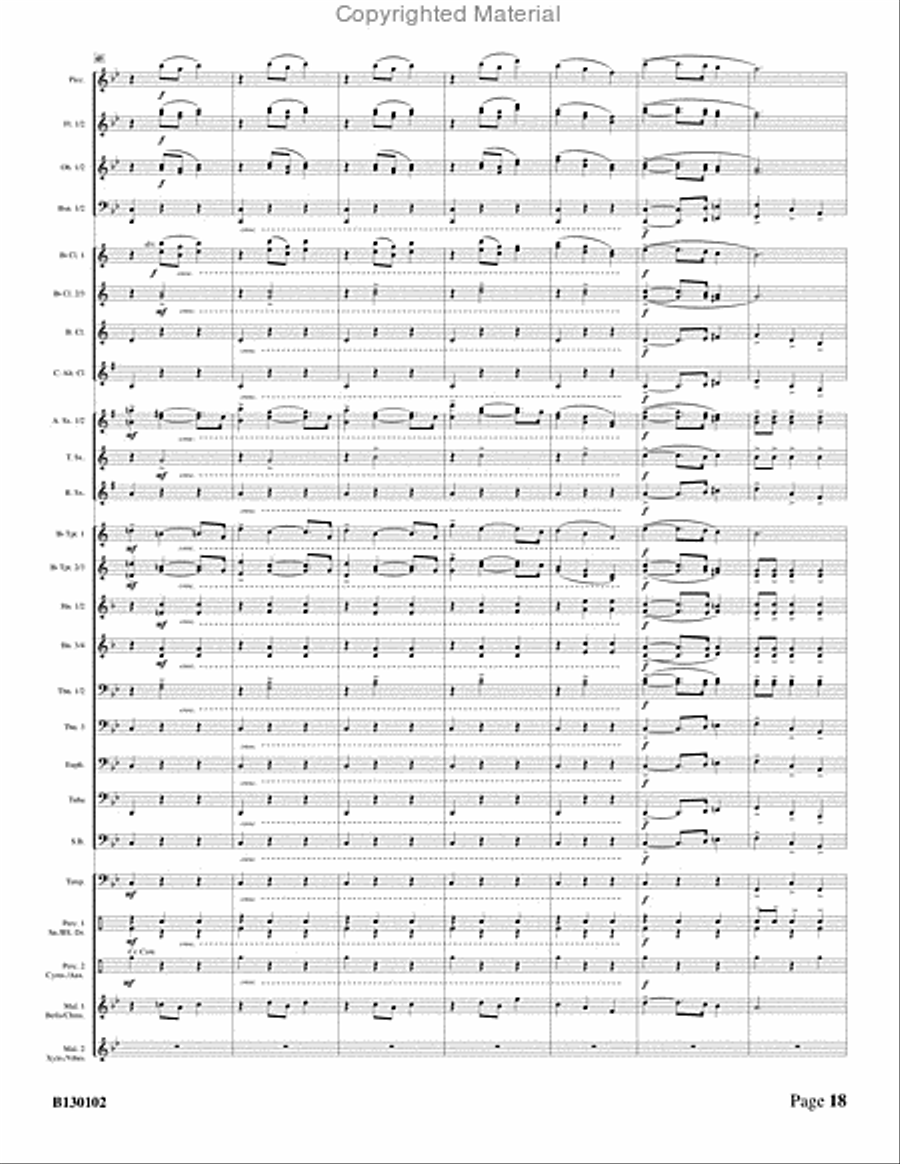 Gazebo Portraits Concert Band scores gallery preview page 21