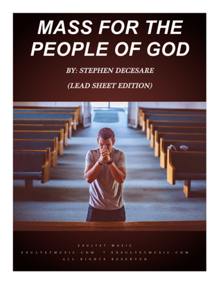 Book cover for Mass for the People of God (Lead Sheet Edition)