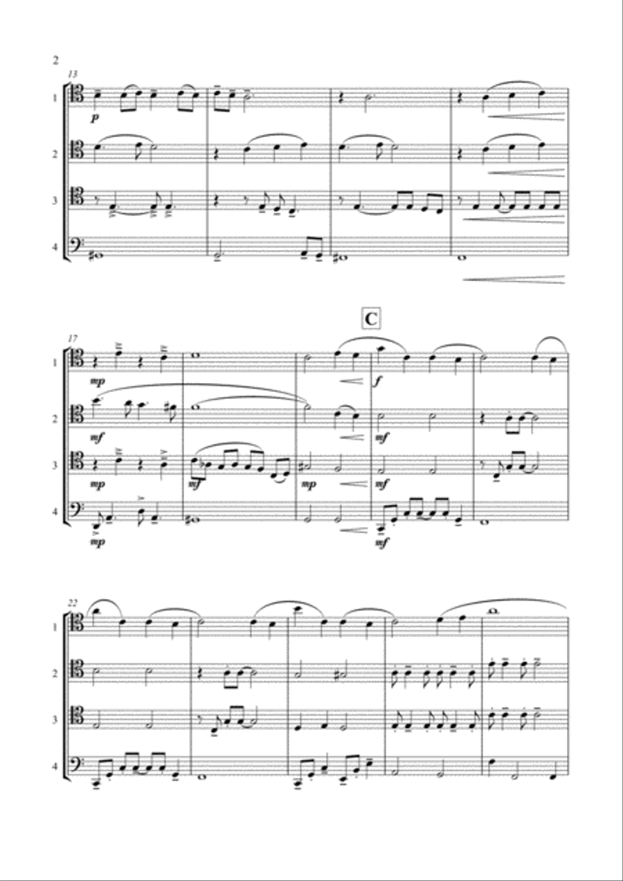 My Funny Valentine Woodwind Quartet scores gallery preview page 2
