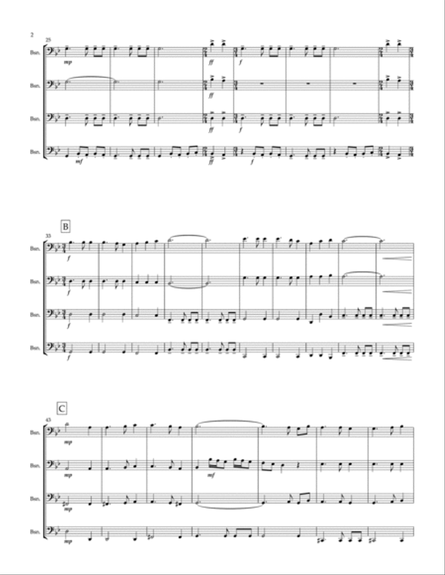 The Book Of Boba Fett Main Title Theme Woodwind Quartet scores gallery preview page 2