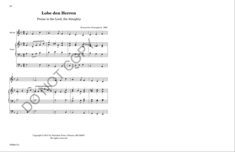 Twenty-five Organ Accompniments for Unison Hymn Singing Unison Choir scores gallery preview page 31