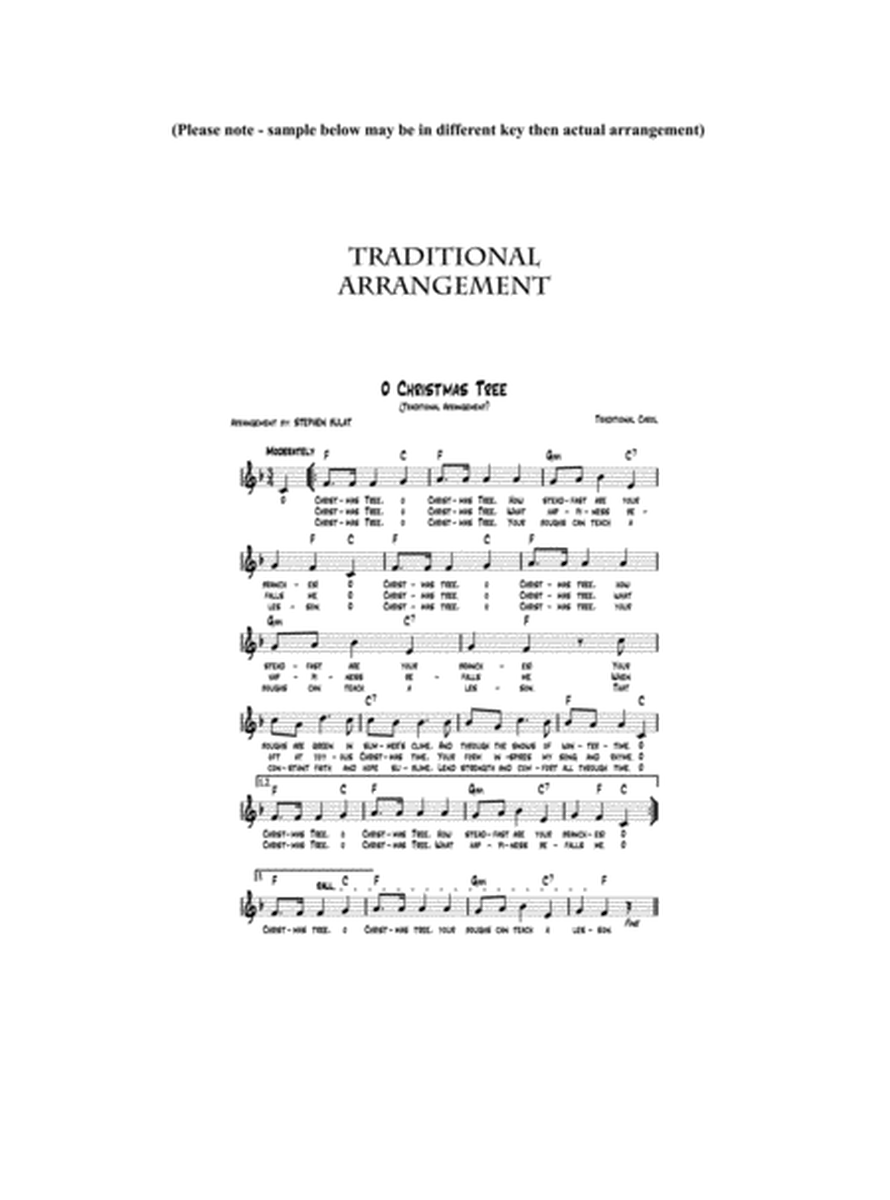 O Christmas Tree - Lead sheet arranged in traditional and jazz style (key of F)