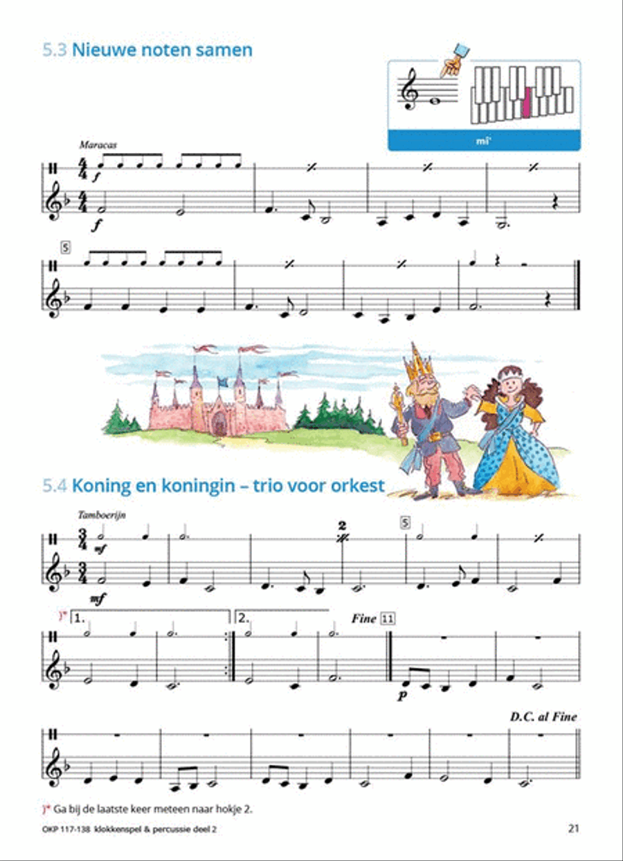 Samen Leren Samenspelen Vlaams Deel 2 Percussion scores gallery preview page 5