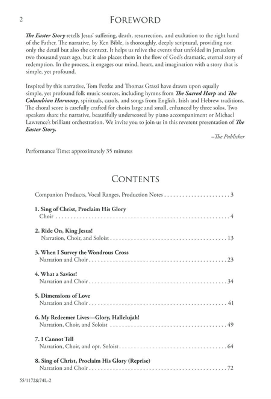 The Easter Story The Easter Story 4-Part scores gallery preview page 3
