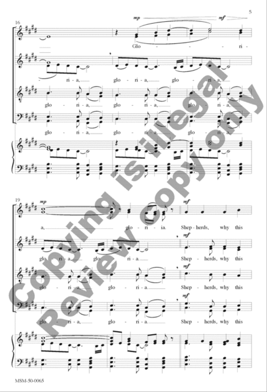 Angels We Have Heard on High Divisi scores gallery preview page 5