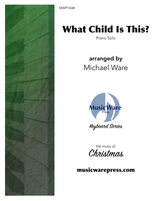 Book cover for What Child Is This? (Greensleeves) (solo piano)