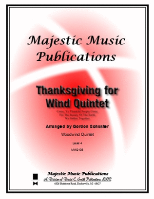 Thanksgiving for Wind Quintet