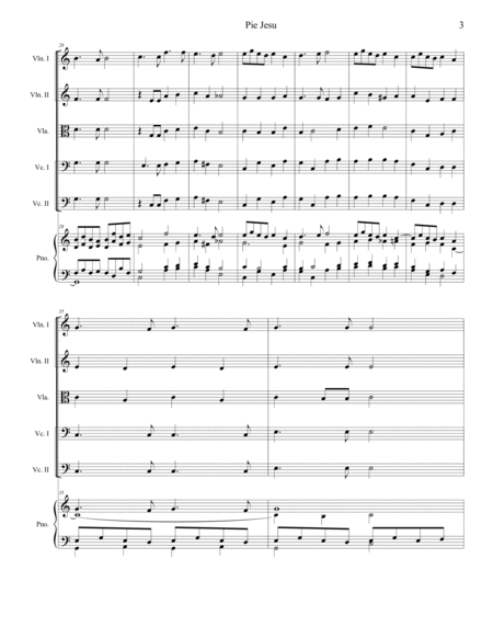 Pie Jesu (for String Orchestra and Piano) image number null