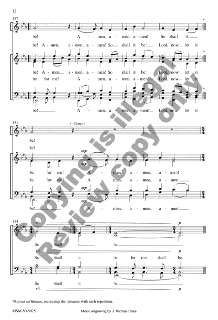I Rest within God's Gentle Arms (Vater unser) 4-Part scores gallery preview page 23
