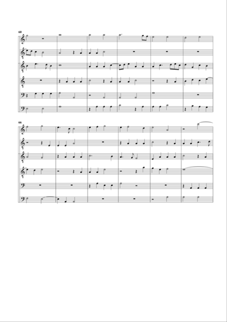Ma bouche rit (arrangement for 6 recorders) Recorder scores gallery preview page 6
