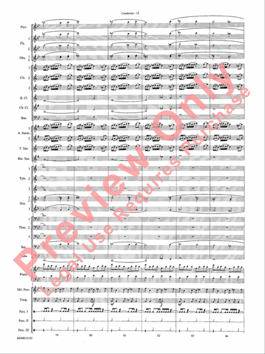 Inchon Concert Band scores gallery preview page 20