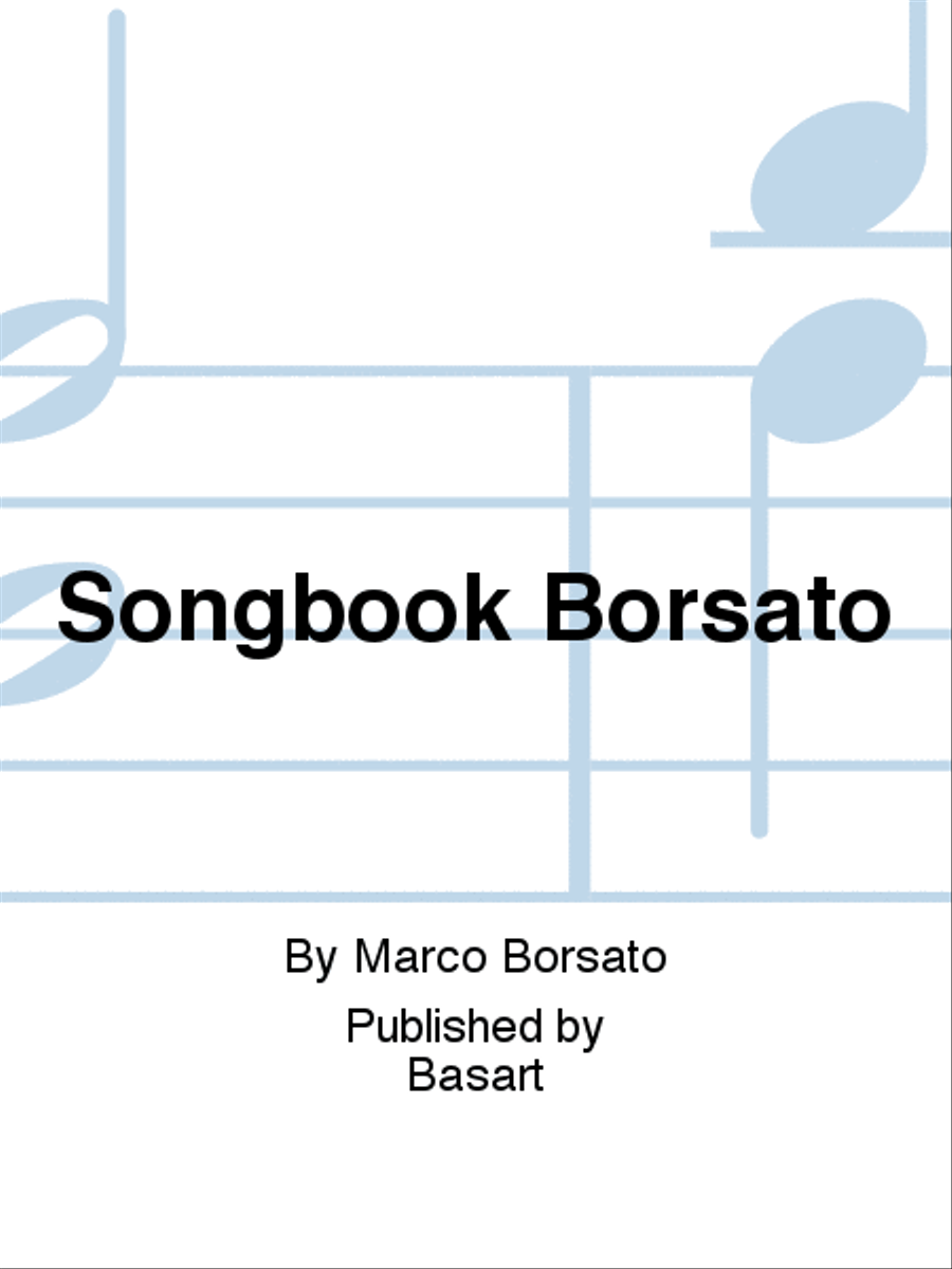 Songbook Borsato Piano, Vocal, Guitar scores gallery preview page 1