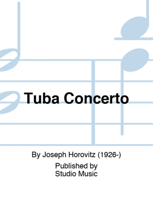 Book cover for Tuba Concerto