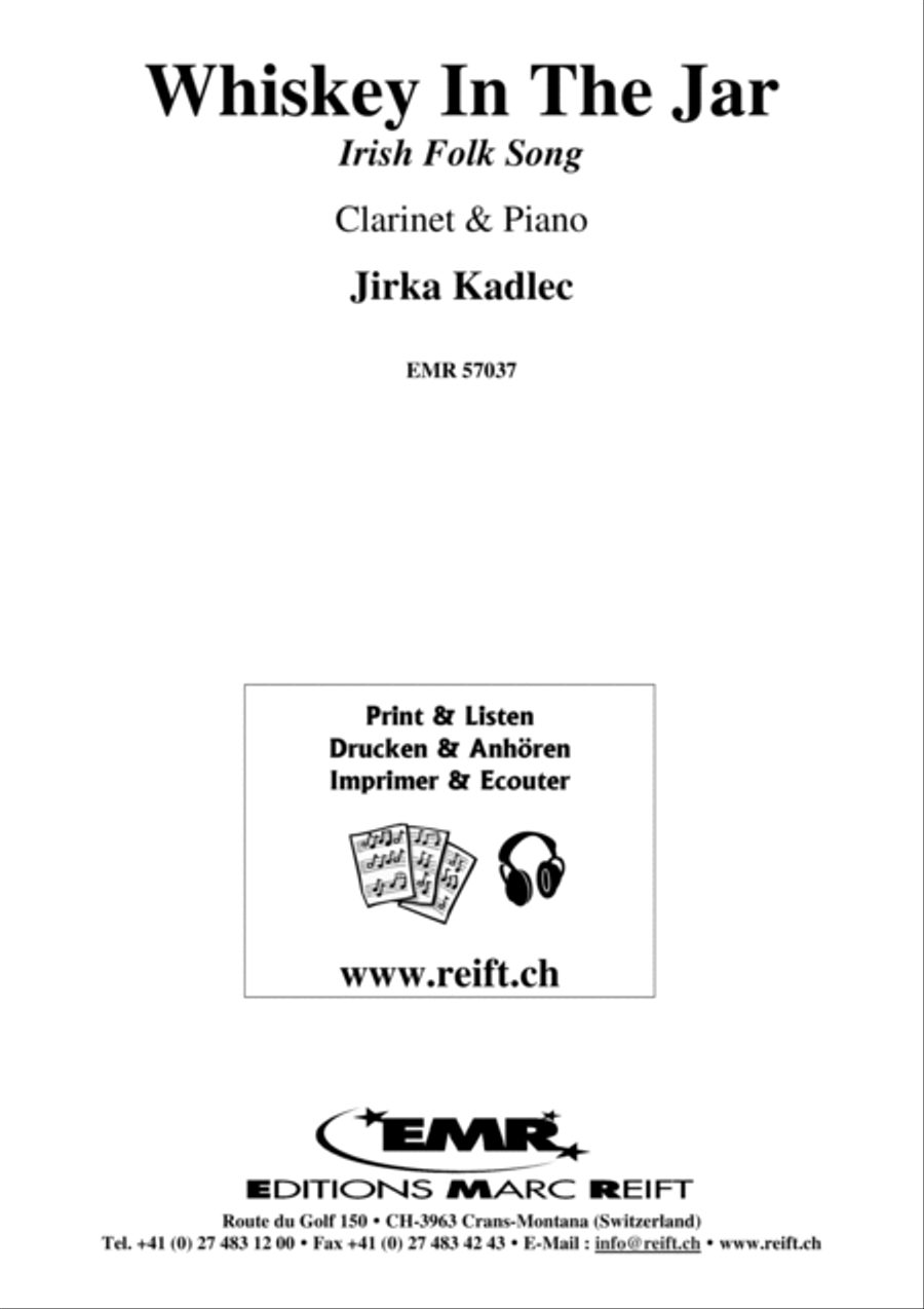 Whiskey In The Jar by Jirka Kadlec Clarinet Solo - Sheet Music page 2