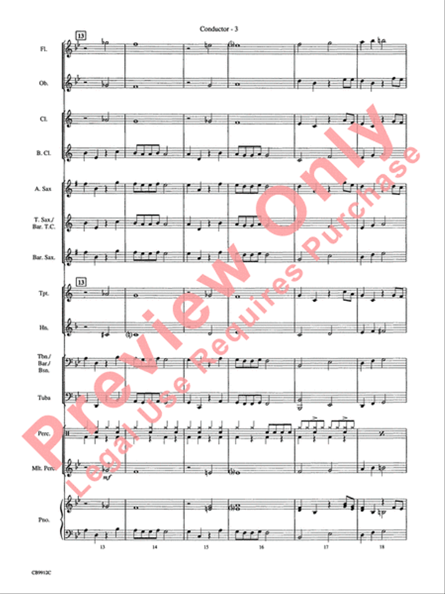 The Flintstones Meet the Jetsons Concert Band scores gallery preview page 5