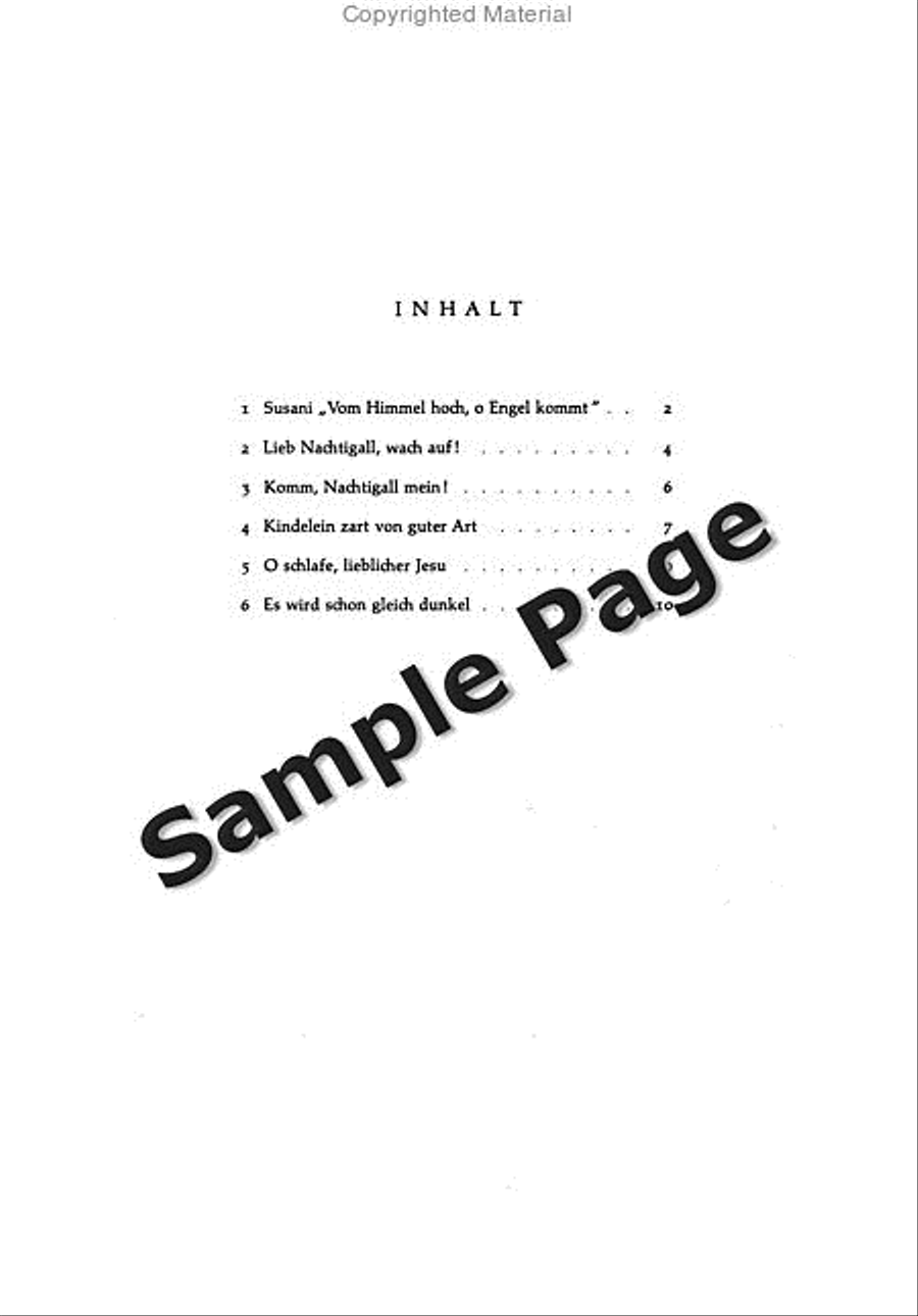 Weihnachtslieder 6 Sop/pf SA scores gallery preview page 13