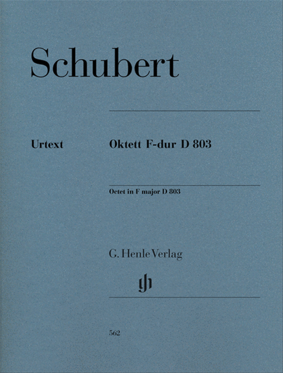 Octet in F Major D 803 Set of Parts scores gallery preview page 1
