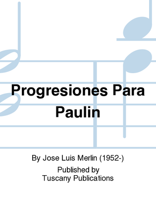 Book cover for Progresiones Para Paulin