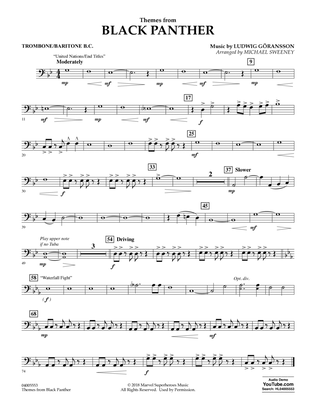 Themes from Black Panther - Trombone/Baritone B.C.