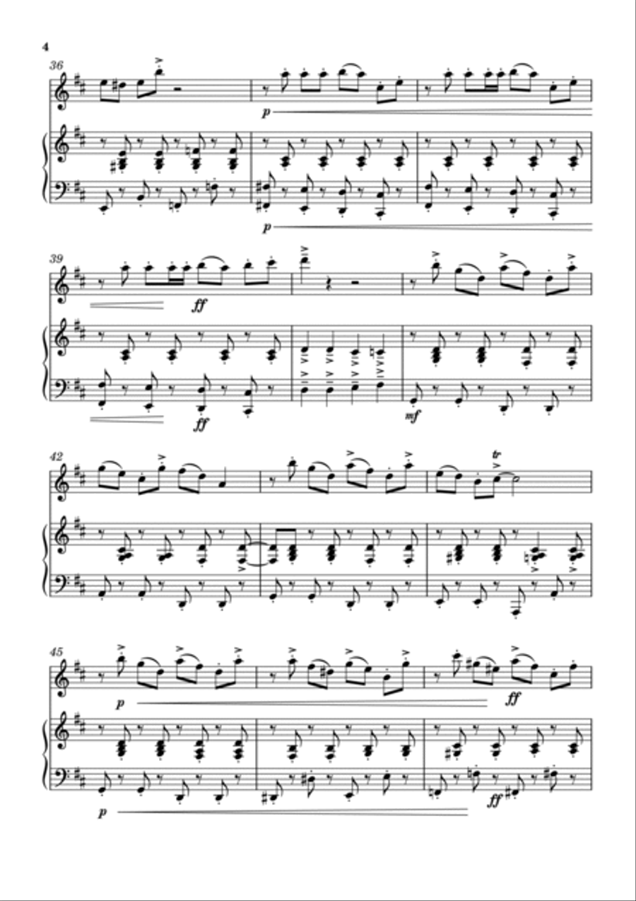 Circus Acrobats Circus Acrobats Flute Solo scores gallery preview page 4