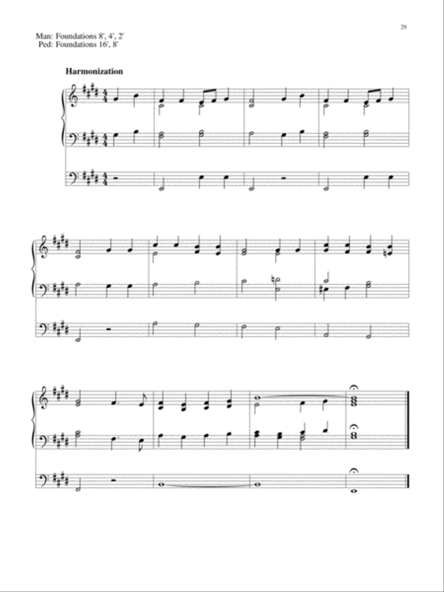 Wondrous Birth Seven Hymn Settings for Organ Organ Solo scores gallery preview page 30