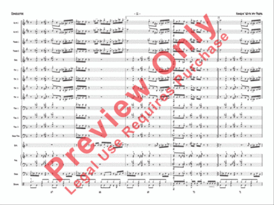 Hangin' with My Peeps Hangin' with My Peeps Jazz Ensemble scores gallery preview page 12
