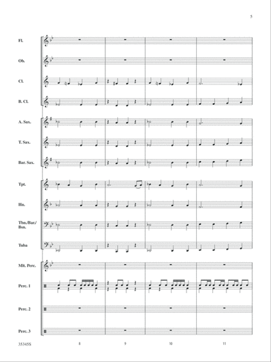 Plaza de Toros: Score Concert Band scores gallery preview page 5