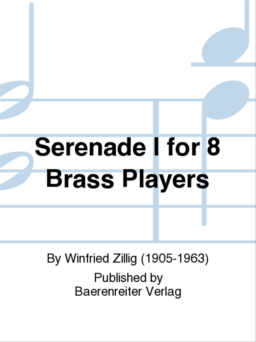 Serenade I for 8 Brass Players Horn scores gallery preview page 1