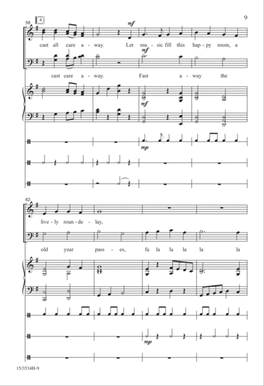 Be Glad This Festive Day 4-Part scores gallery preview page 9
