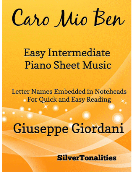 Caro Mio Ben Easy Intermediate Piano Sheet Music