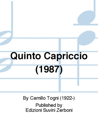 Quinto Capriccio (1987)