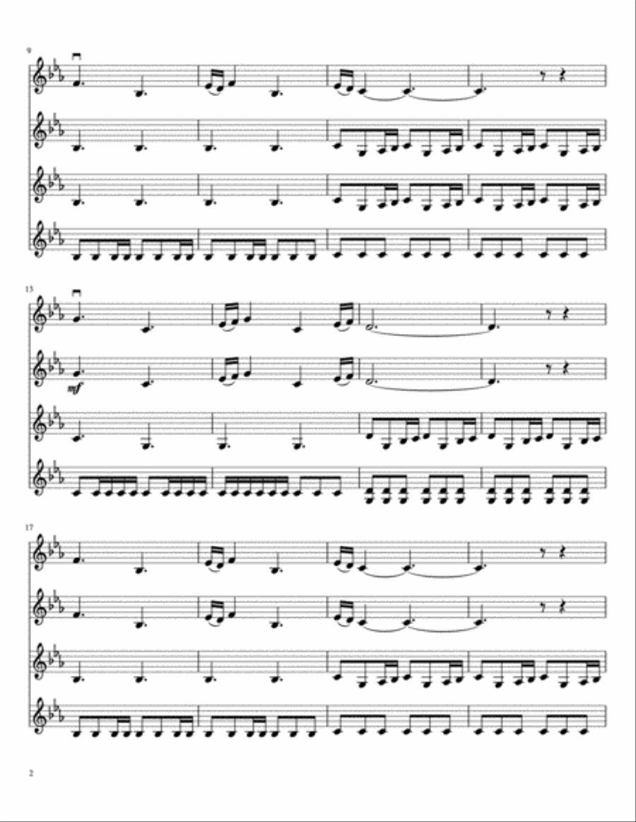 Game Of Thrones Game Of Thrones String Quartet scores gallery preview page 3