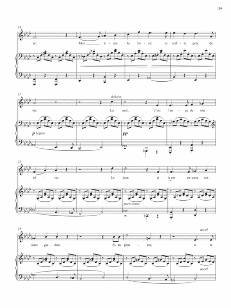 Op. 1, No. 4: Mon âme est près de toi from Songs of Gouvy, V2 (Downloadable)